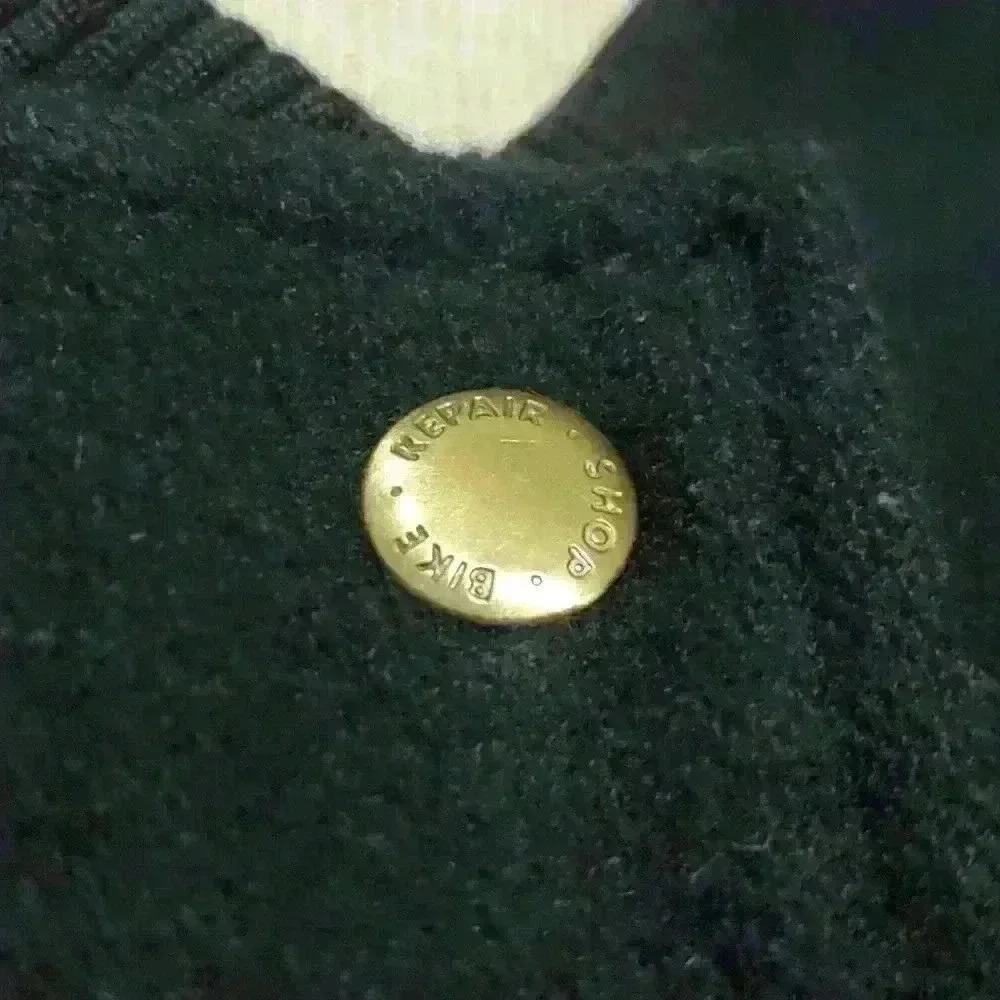 Bike Repair Shop Beanpole wool black relaxed fit jacket. Size 85 Korean (2 US) - Picture 3 of 13